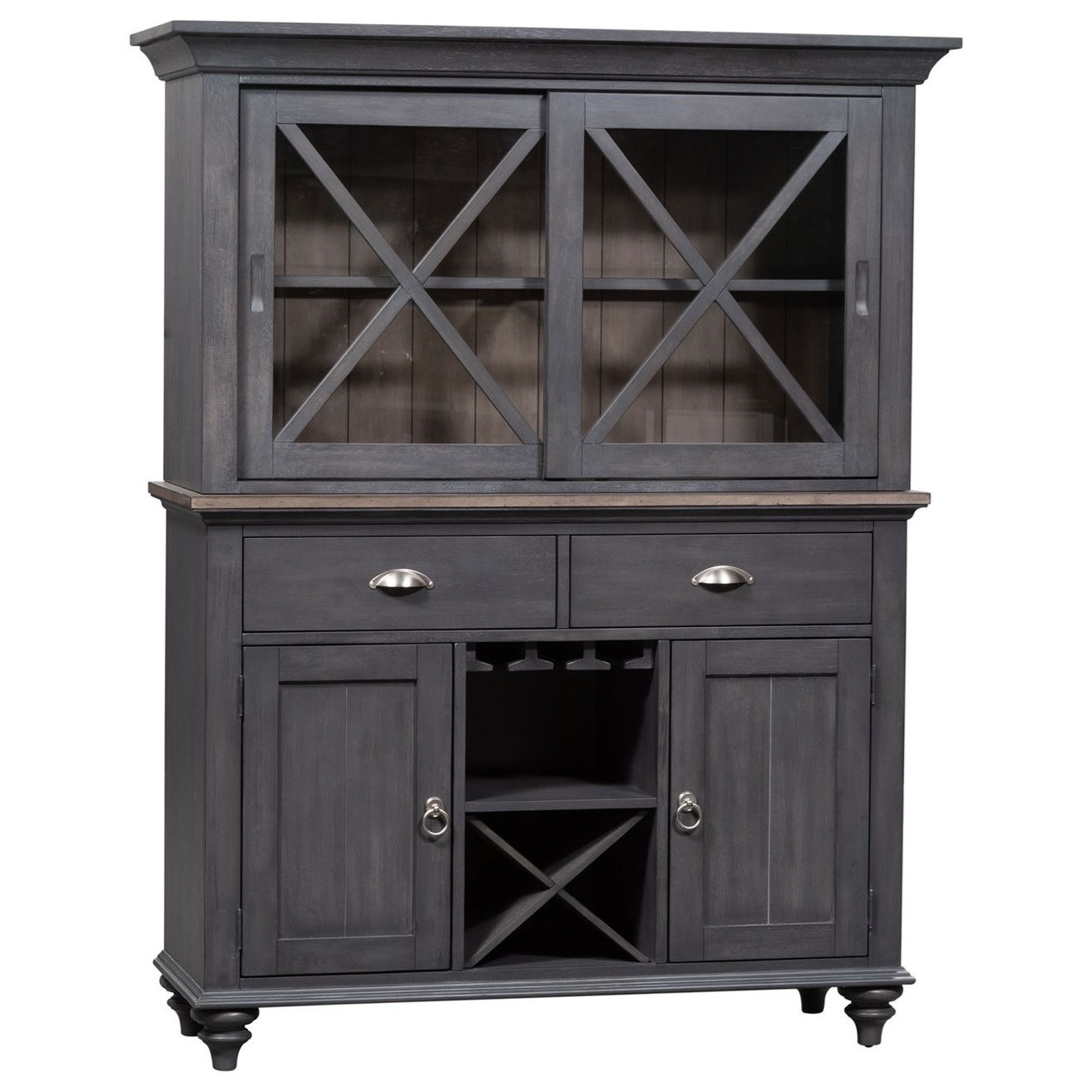 Sideboard and cheap hutch set